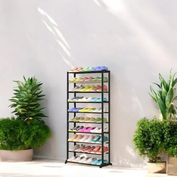 Set 2 x Suport de încaltaminte, inalt, pentru 30 de perechi - Boomsale.ro