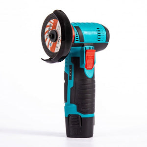 Set portabil 2 în 1: Mașină de găurit de 48 V și polizor unghiular de 10.000 RPM cu baterii, discuri de tăiere și accesorii - Boomsale.ro