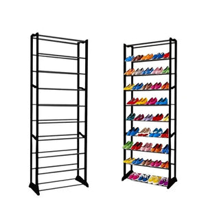 Set 2 x Suport de încaltaminte, inalt, pentru 30 de perechi - Boomsale.ro