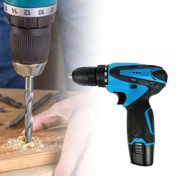 Set portabil 2 în 1: Mașină de găurit de 48 V și polizor unghiular de 10.000 RPM cu baterii, discuri de tăiere și accesorii - Boomsale.ro