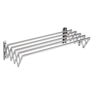 Uscator rufe din aluminiu, retractabil, cu prindere in perete 70cm - Boomsale.ro